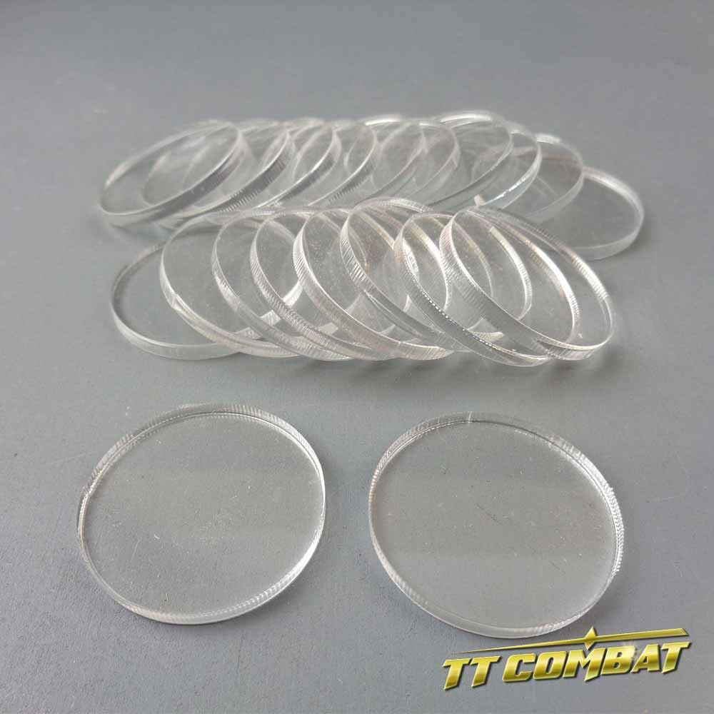 clear acrylic round bases 30 millimeter