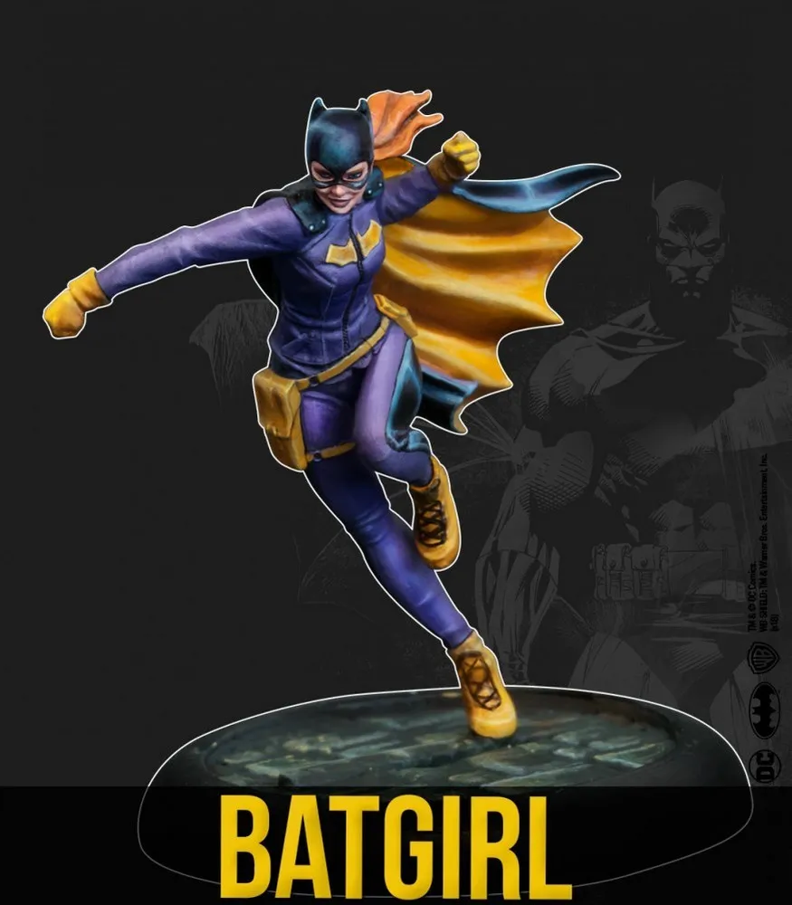running bat girl painted model