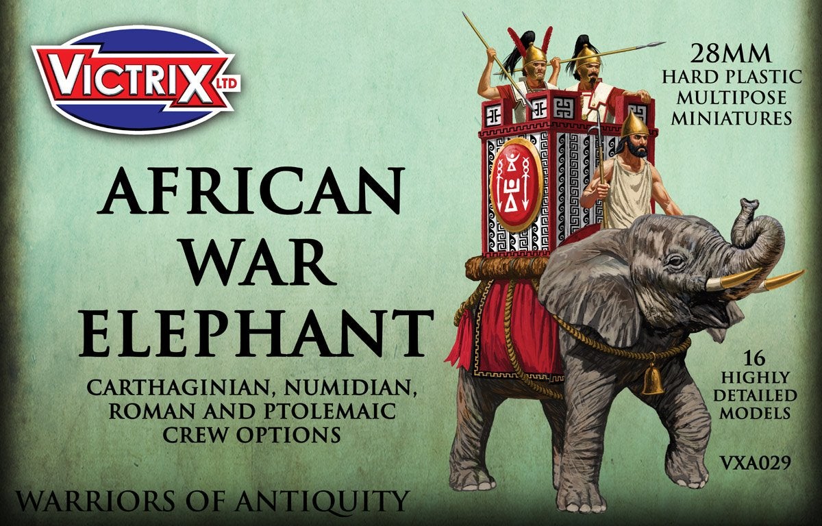 African war elephant art