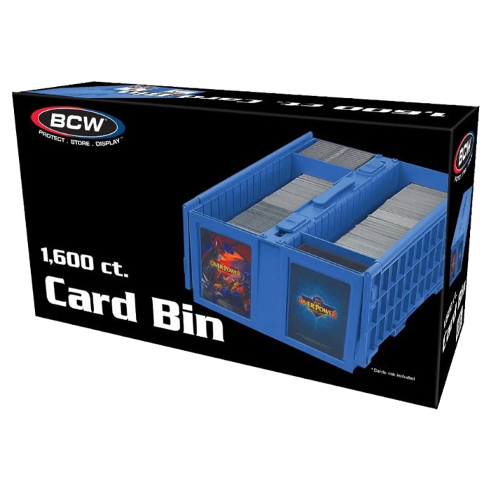 BCW 1600 ct card Bin Blue