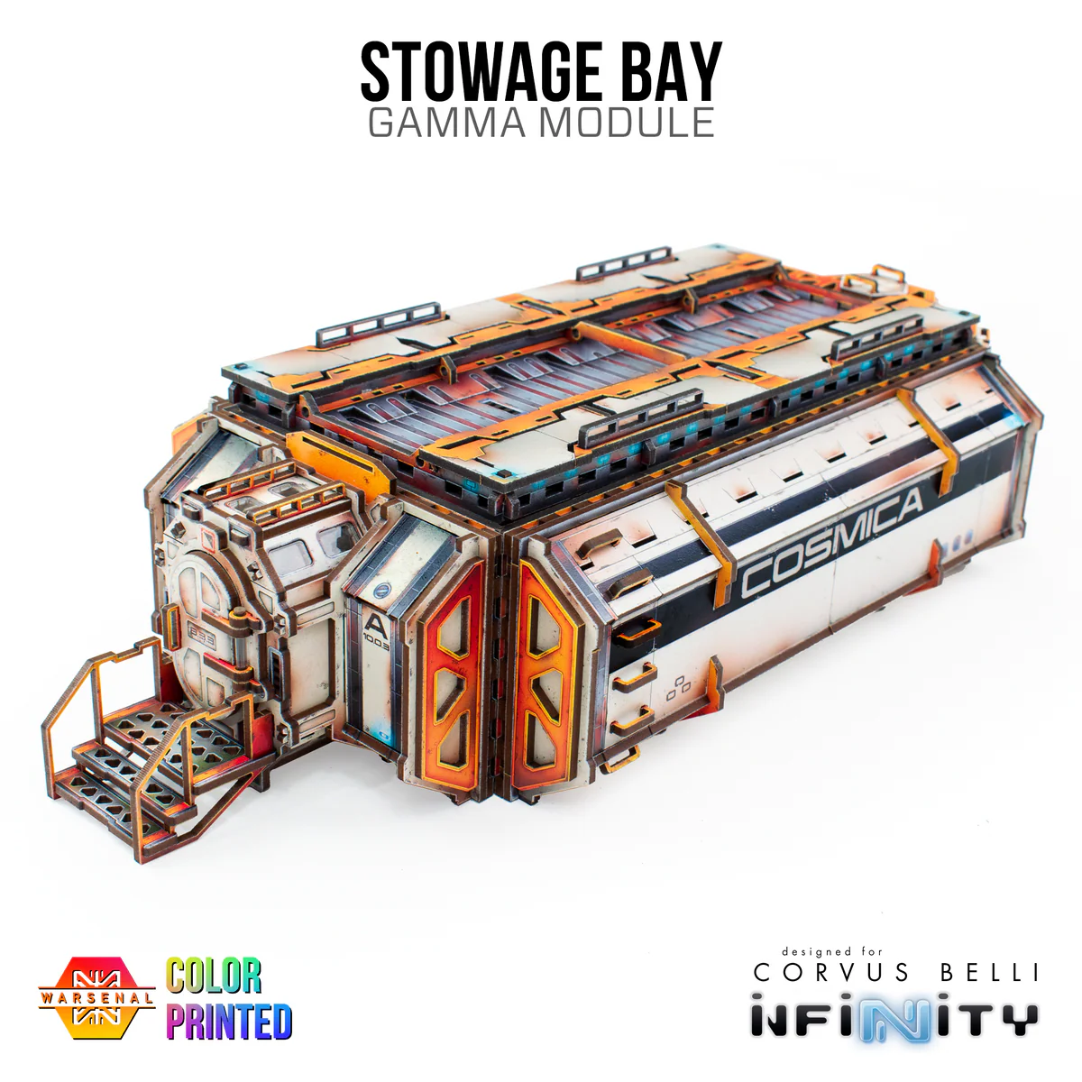 Cosmica Stowage bay assembled