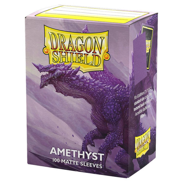 Dragon shield Amethyst 100 Matte Sleeves Box