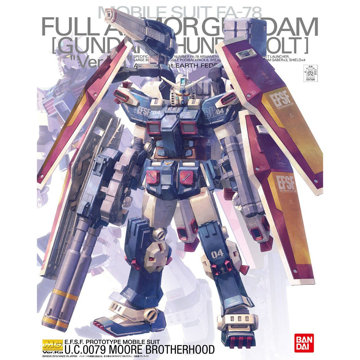 Full Armor Gundam Thunderbot Ver Ka Box