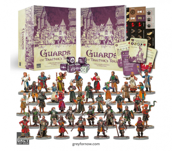 Guards of Traitors's Tool 36 fantasy miniatures painted