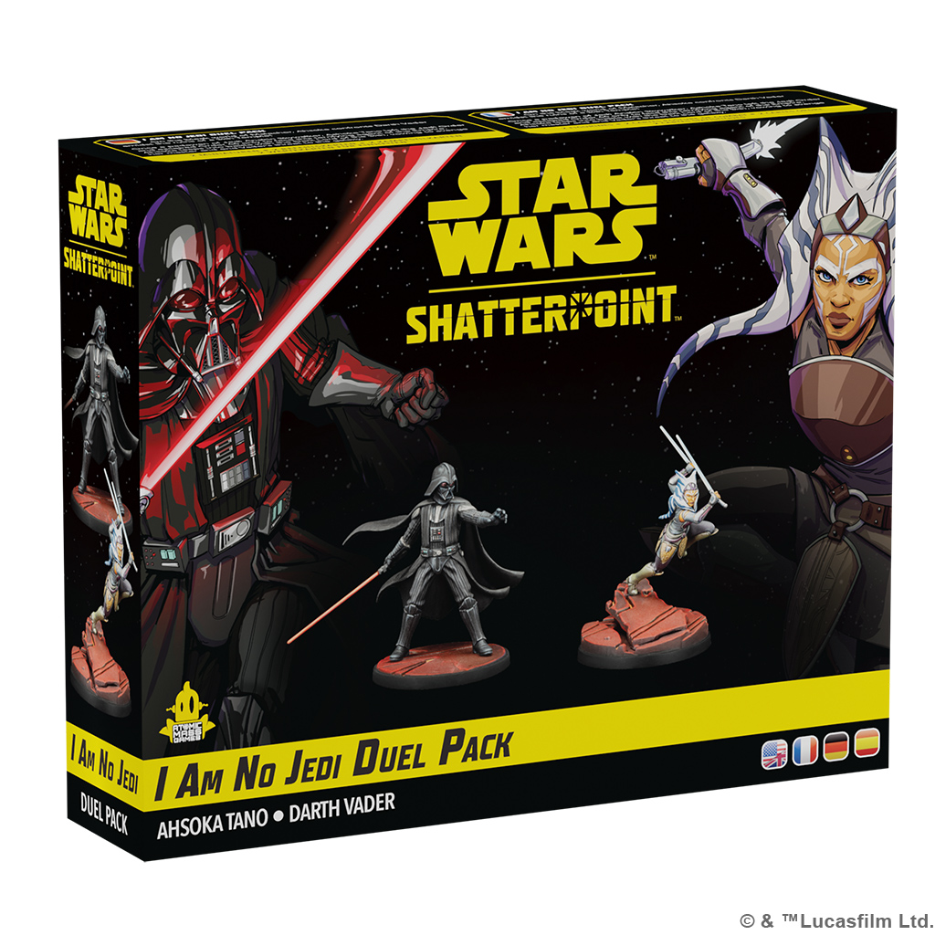 I am no jedi front of box featuring ahsoka and darth vader