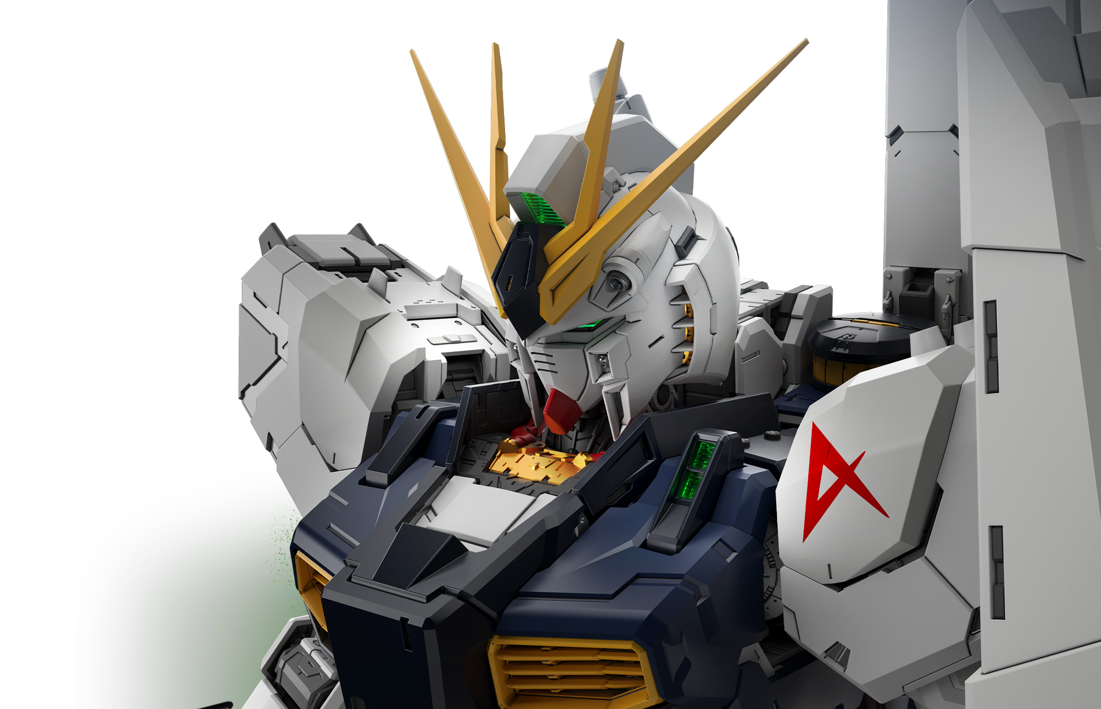 PGU RX-93 Gundam Mech Head and shoulders