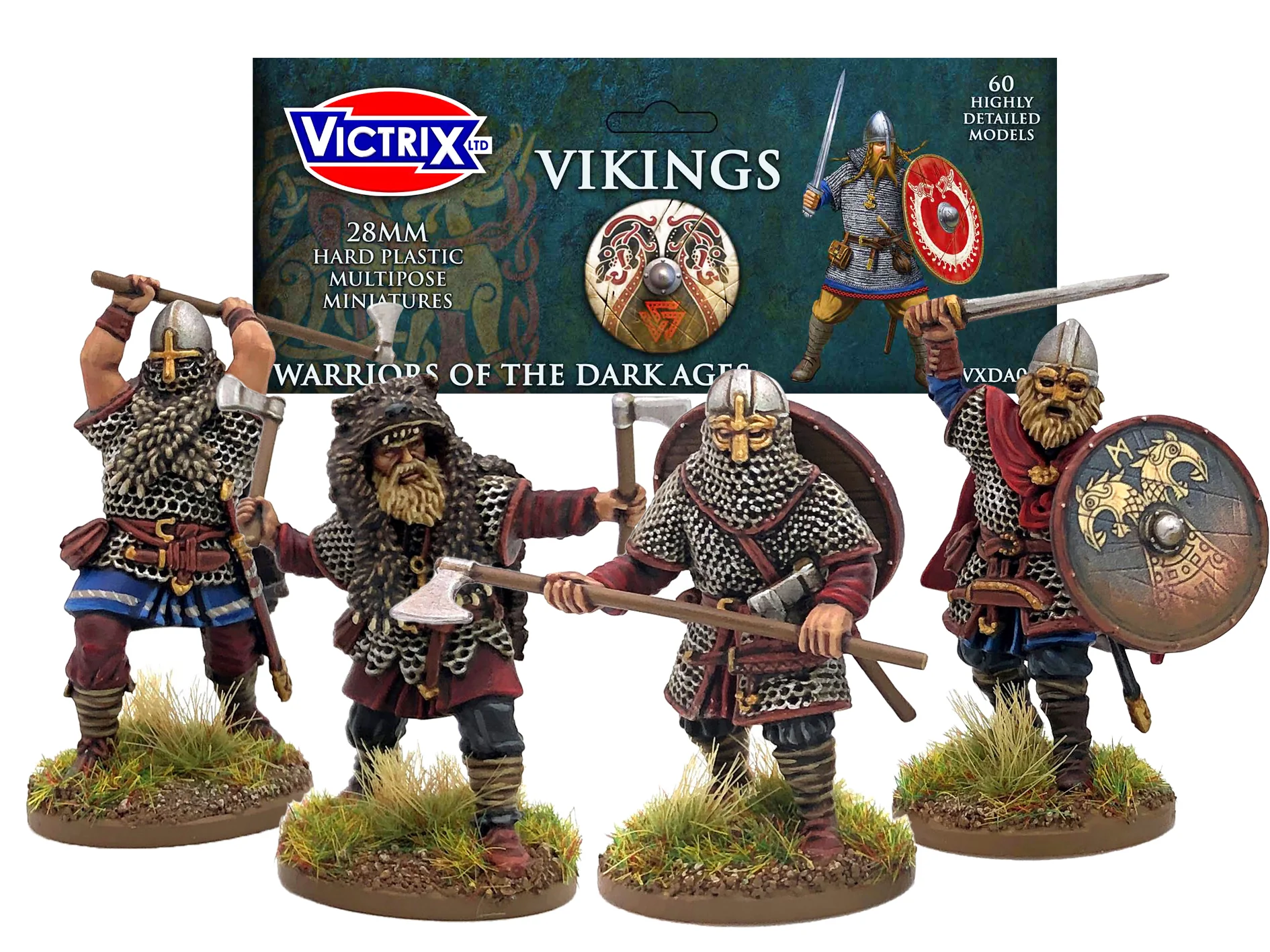Vikings - 4 painted models