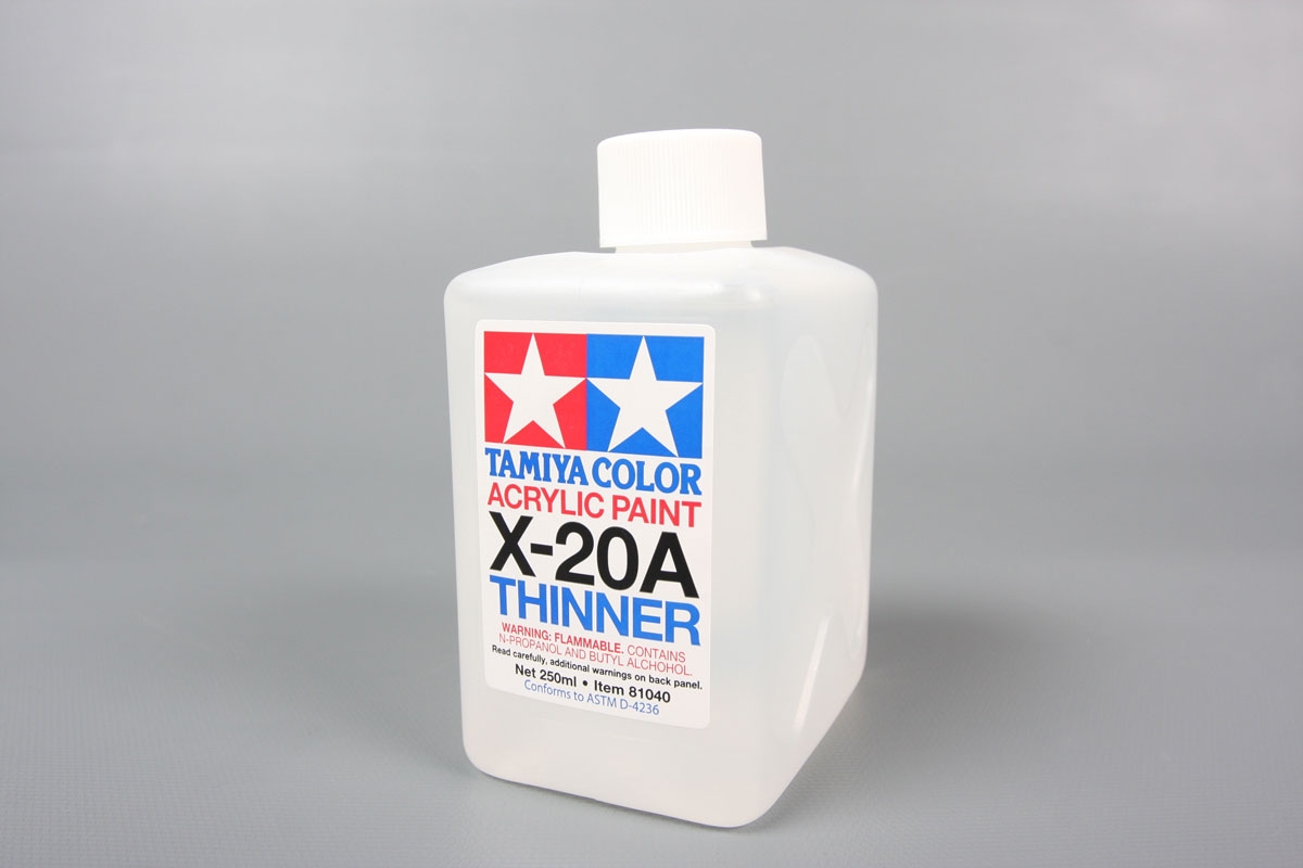 X-20A thinner 250ml bottle