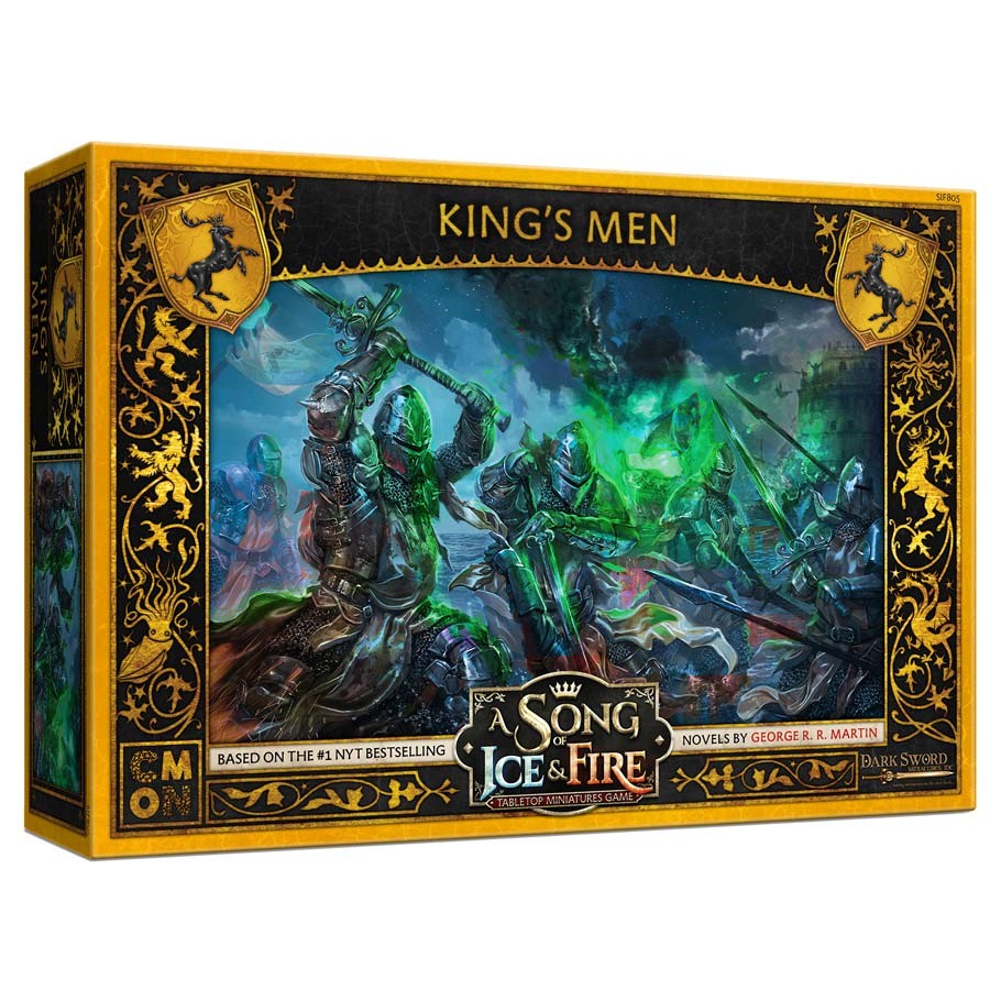 Baratheon king's men front of box