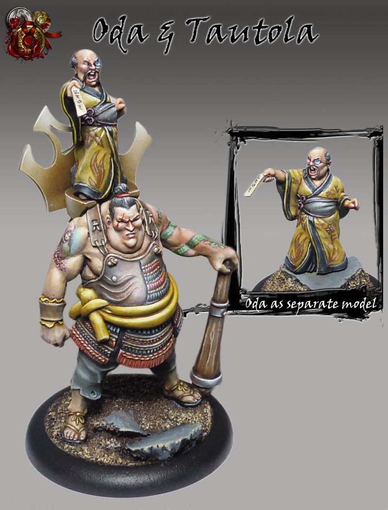 oda and tautola painted models