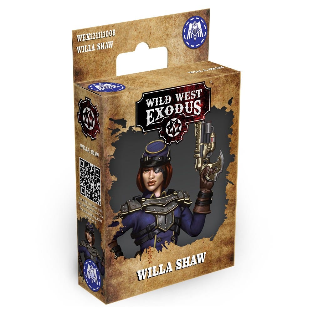 Willa Shaw front of box