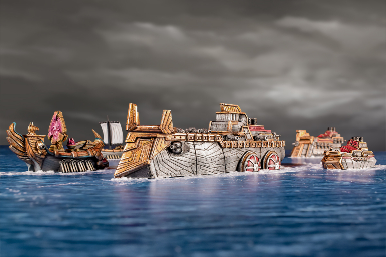 dwarf dreadnought painted model