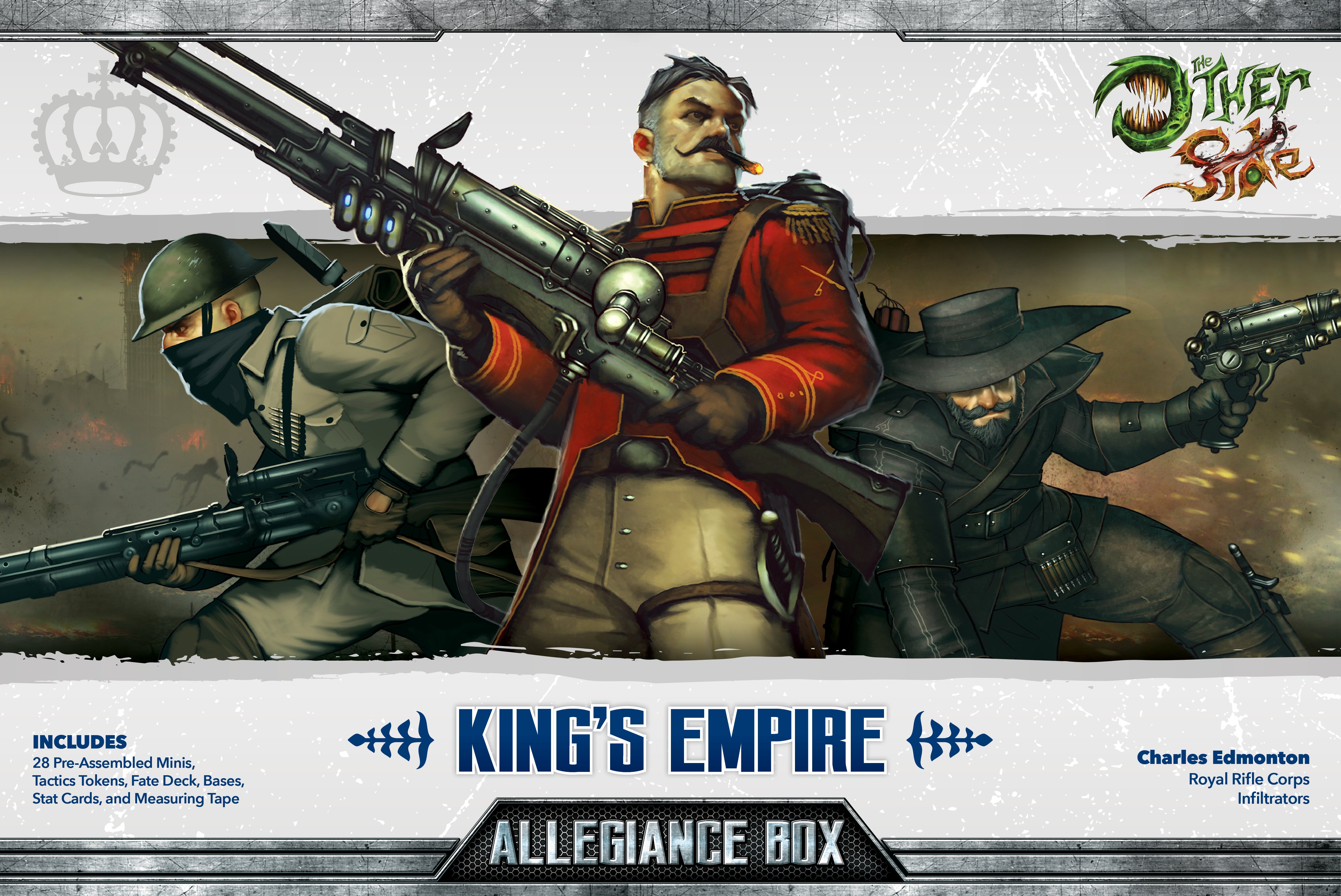 king's empire allegiance box front of box