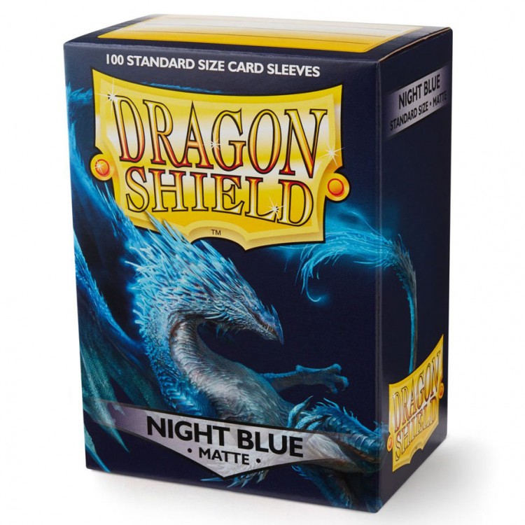 dragon shield night blue sleeves