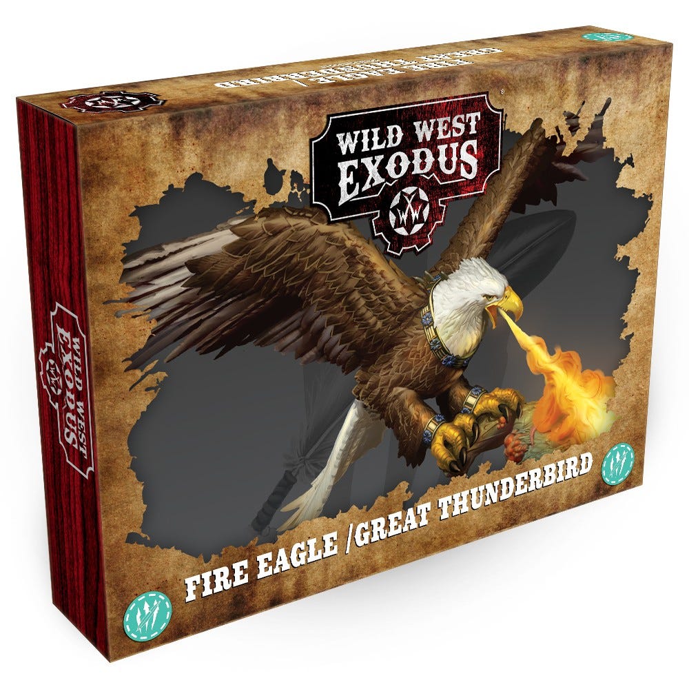 fire eagle front of box