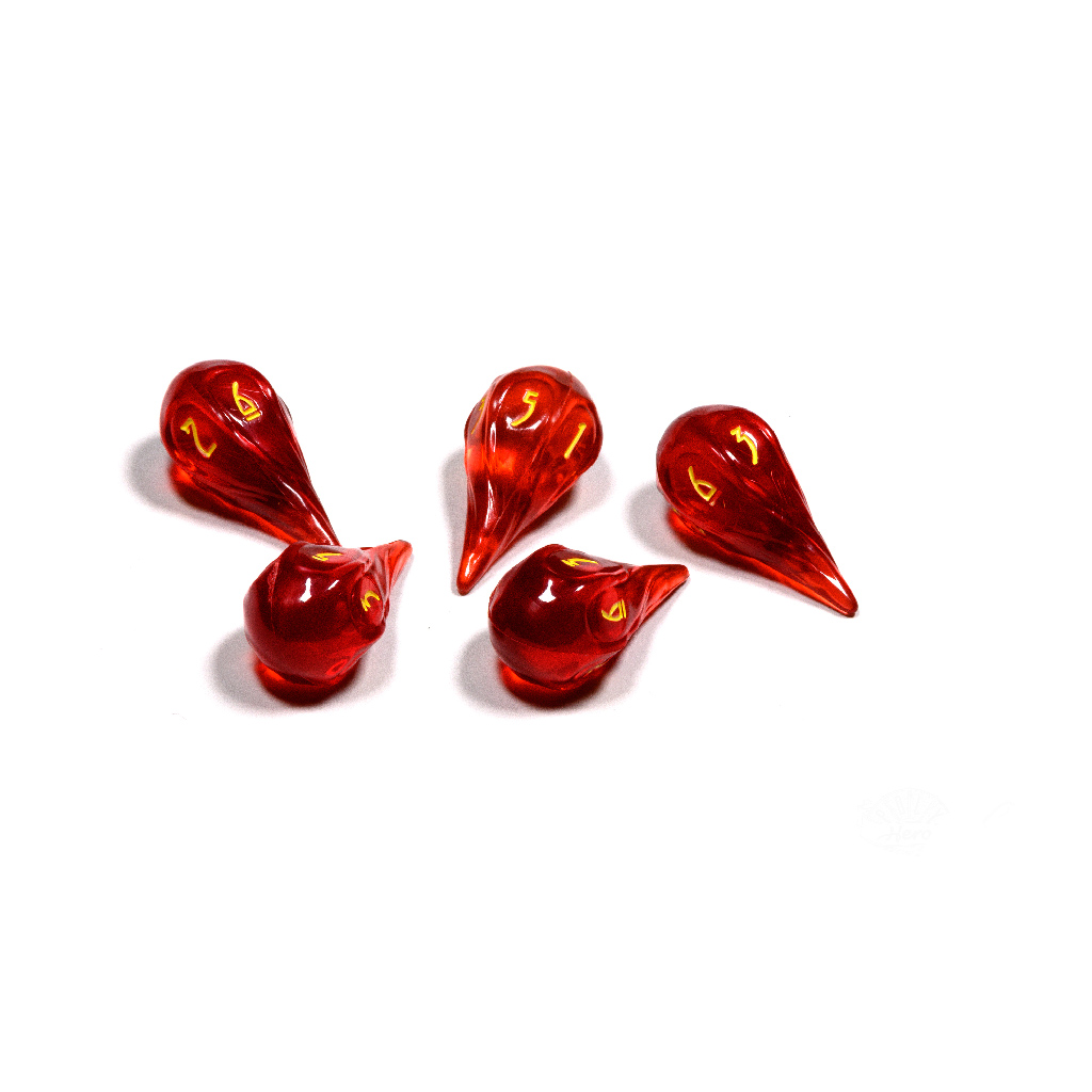 red fire ball dice