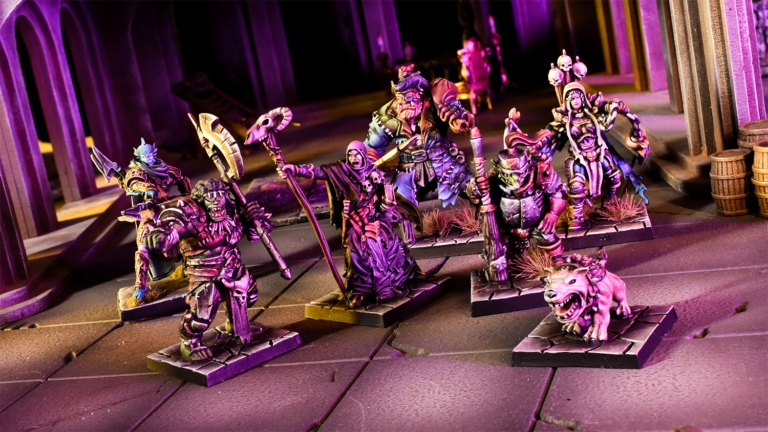 dungeon villains painted models