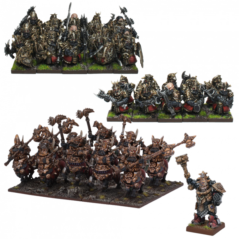 abyssal dwarf army painted models