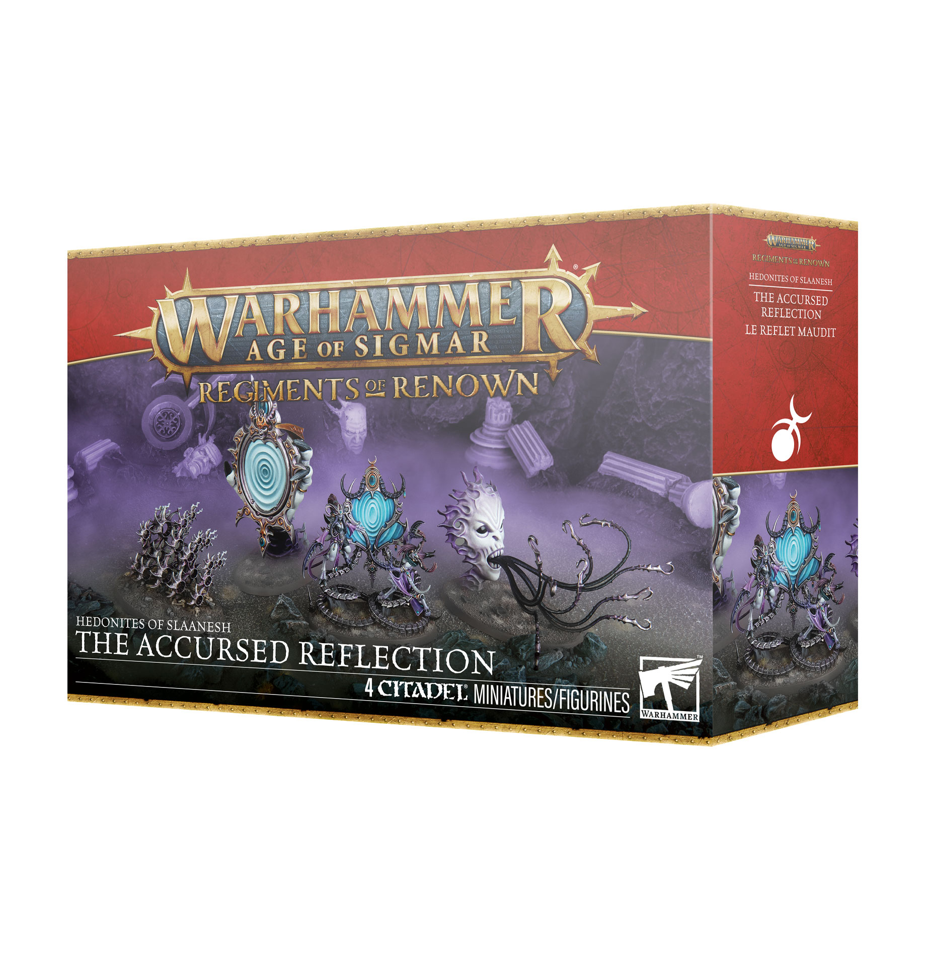 accursed reflection front of box