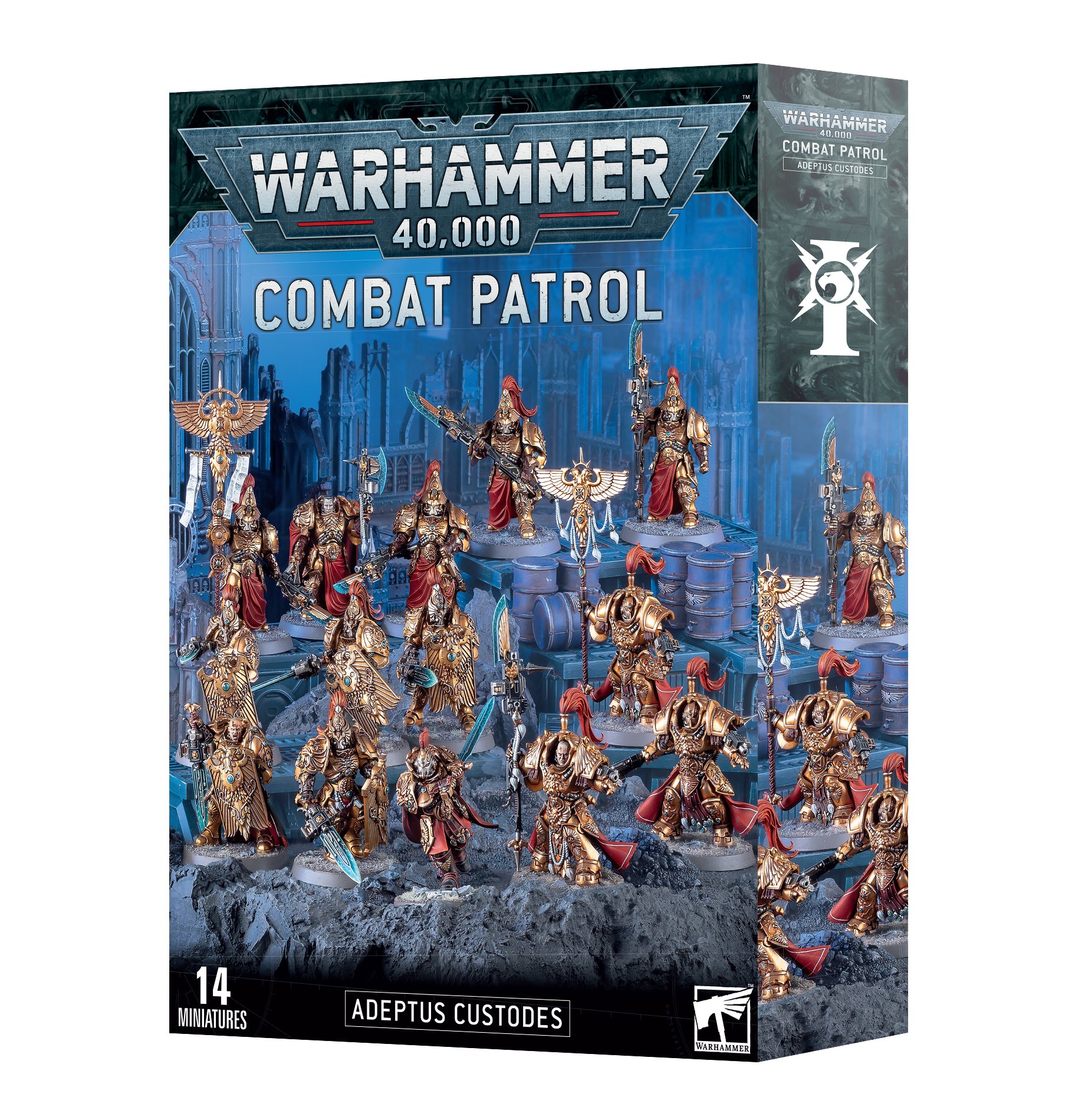 Warhammer 40K Combat Patrol Adeptus Custodes 2024 Valhalla Hobby