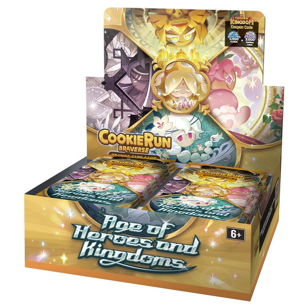 age of heroes and kingdoms open display with packs