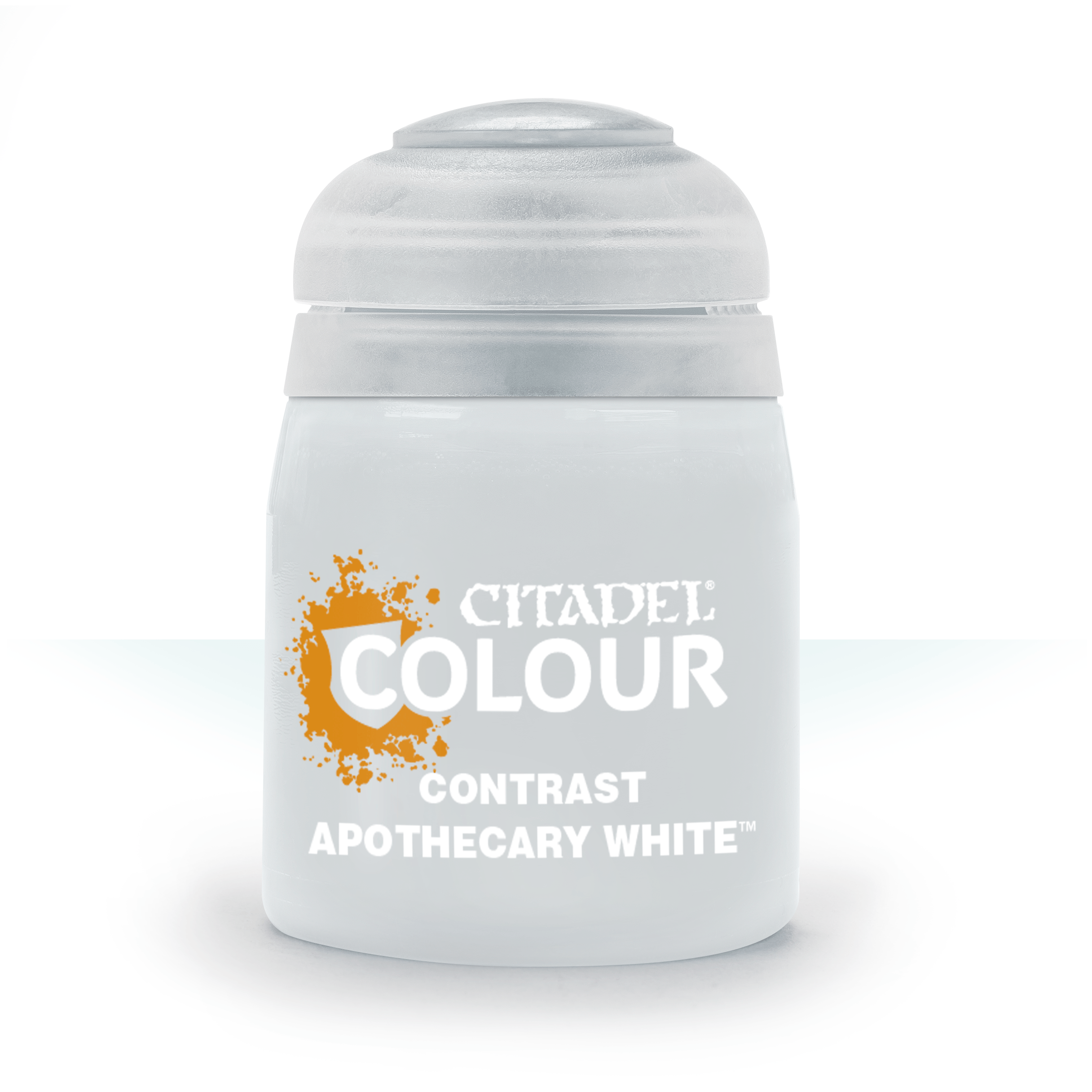 apothecary white paint pot