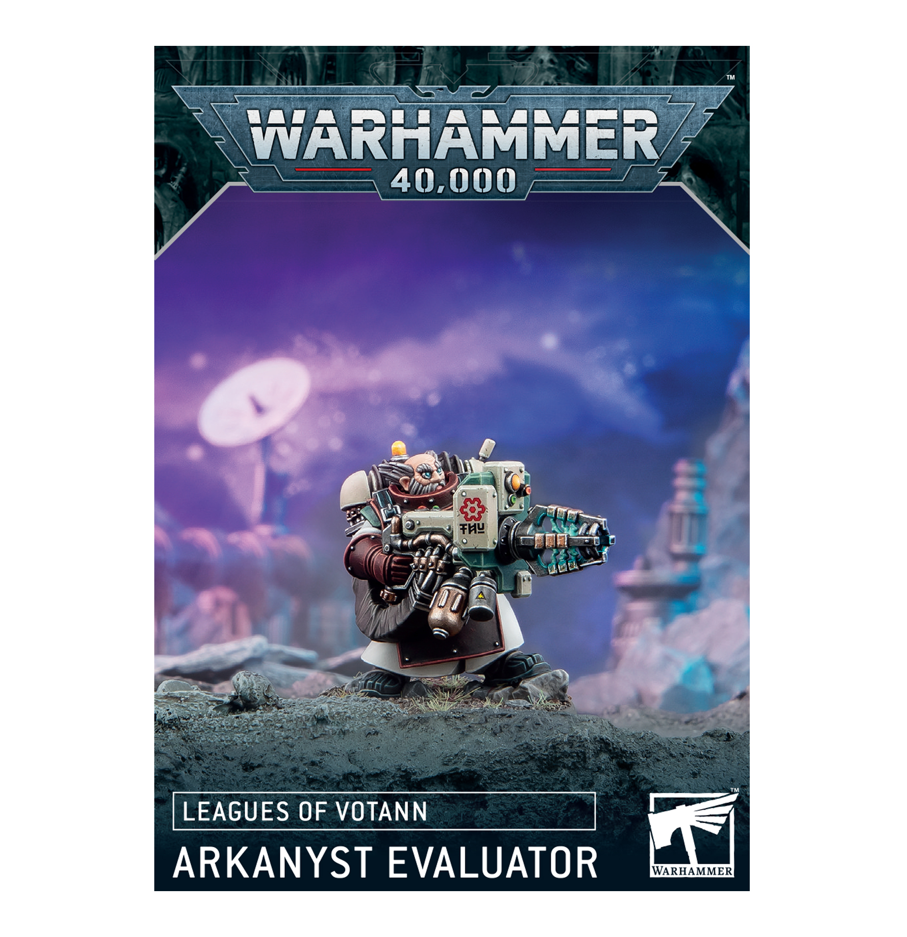 arcanist evaluator front of box