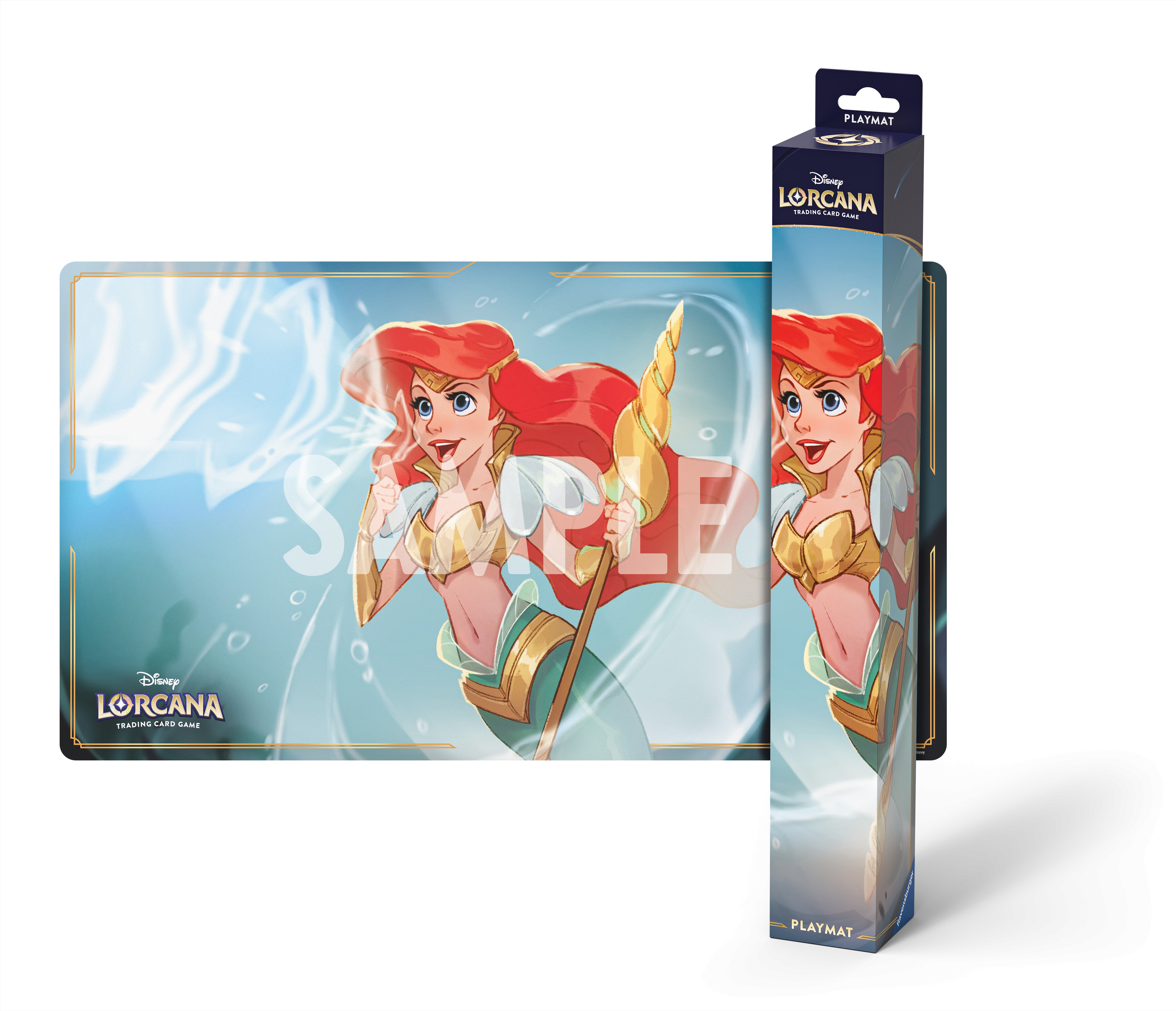 ariel in warrior costume play mat