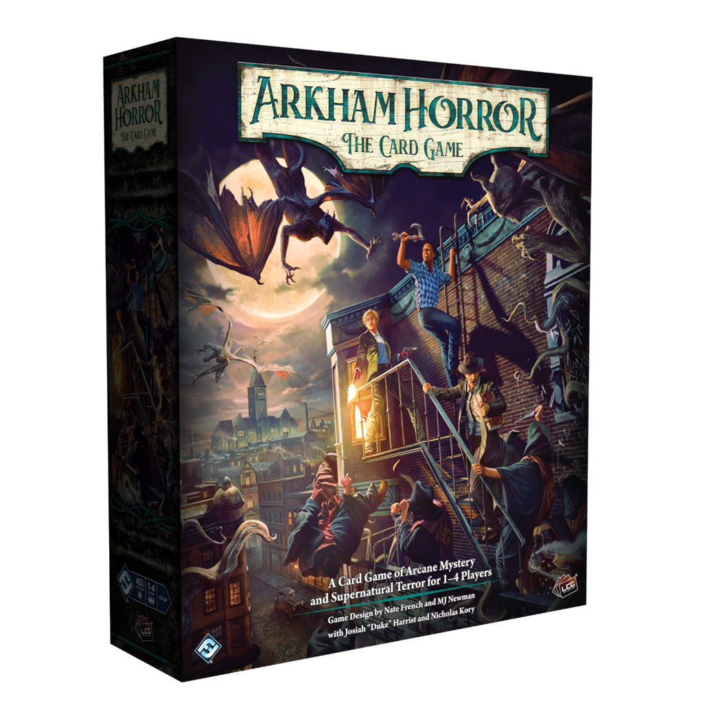 arkham horror card game core set front of box
