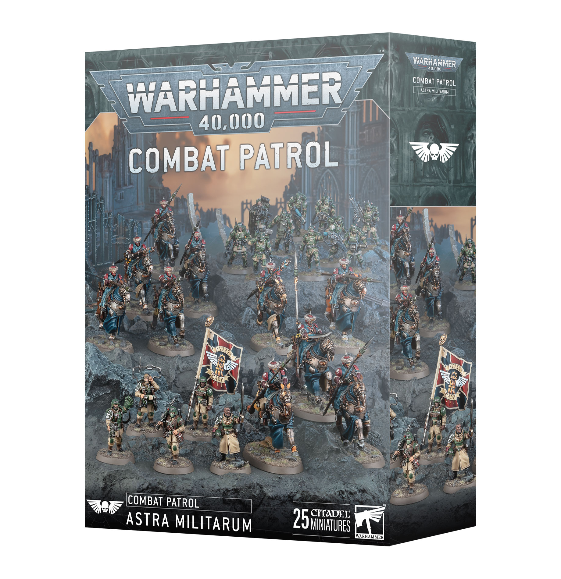 astra militarum combat patrol front of box