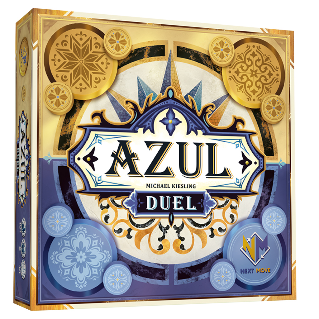 azul duel front of box