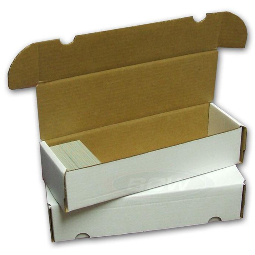 thumbnail image 2 of BCW Corrugated Cardboard Storage Boxes For Postcards – 5-Pack, Made In USA 2 of 3