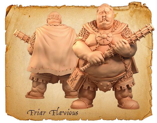 Render of friar flavius