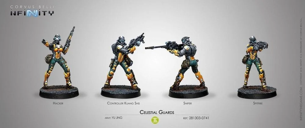 celestial guards painted models