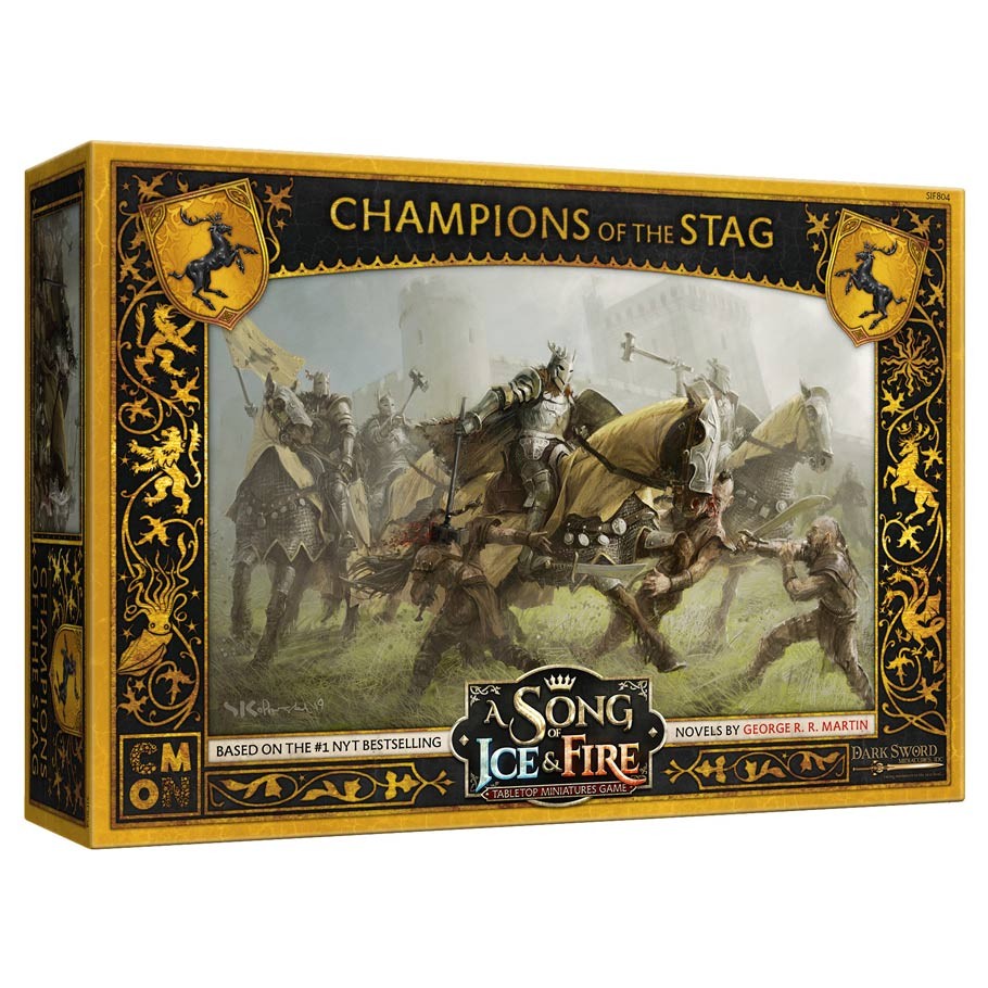 Baratheon Champions of the stag front of box