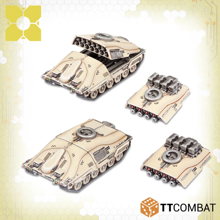 Models of taranis artillery tanks