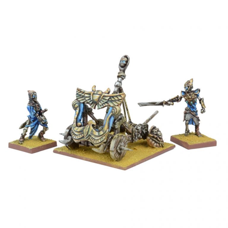 bale fire catapult painted model