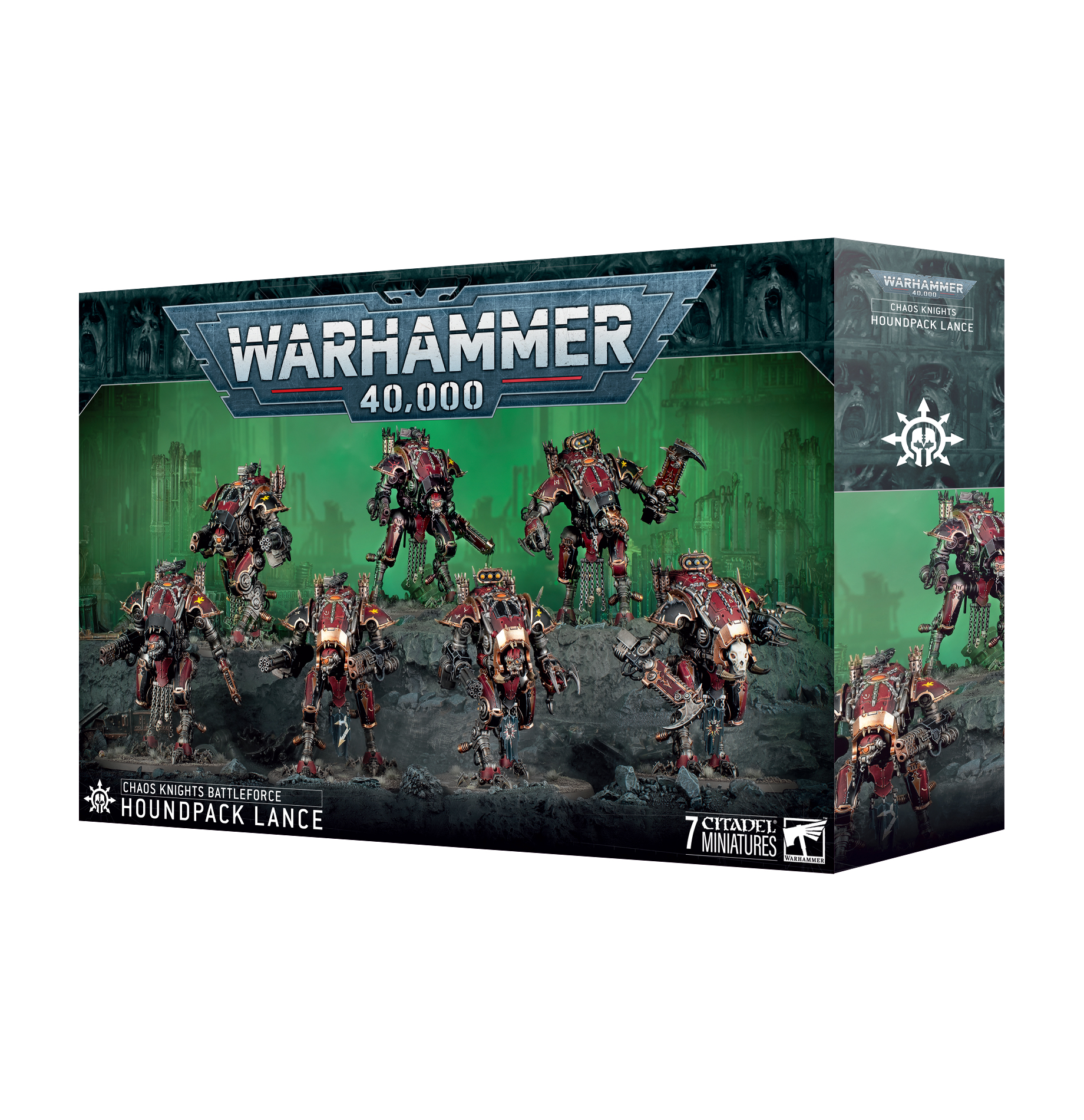 thumbnail image 2 of Warhammer 40K Chaos Knights War Dogs Accessories – Games Workshop Bits, Unassembled, UK 2 of 5