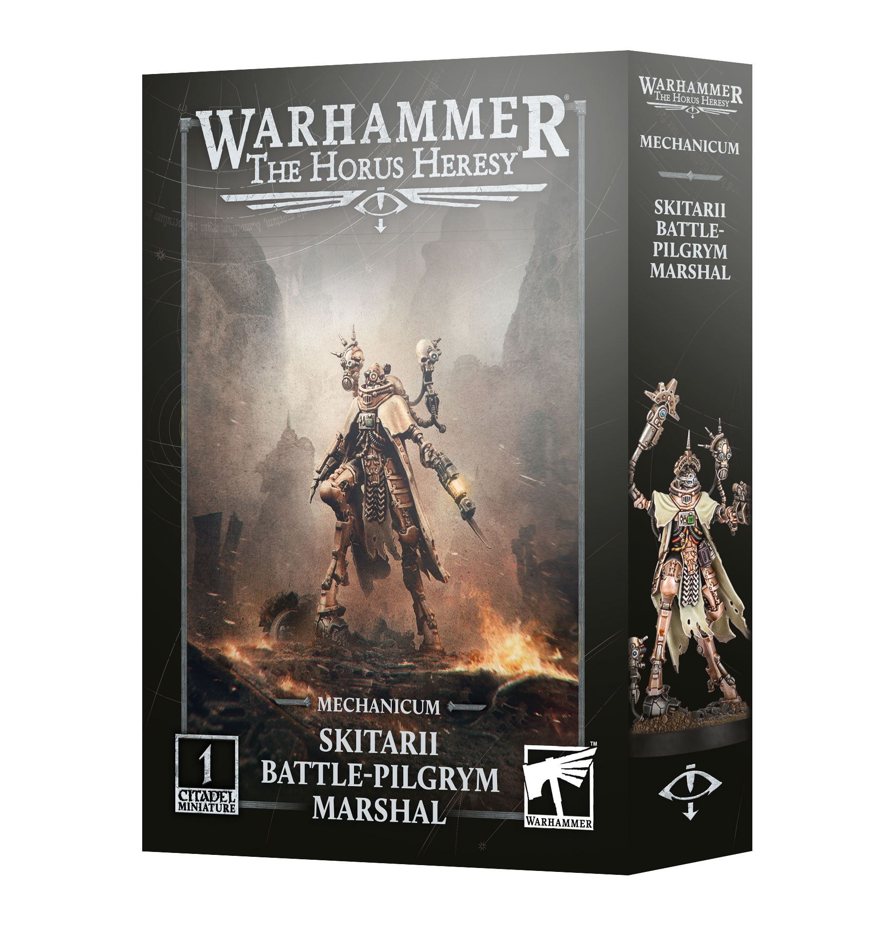 battle pigrim marshal front of box