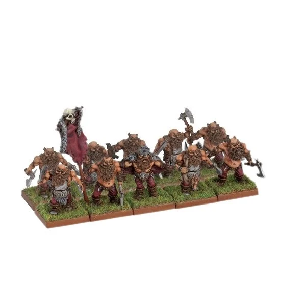berserker troop with command painted models
