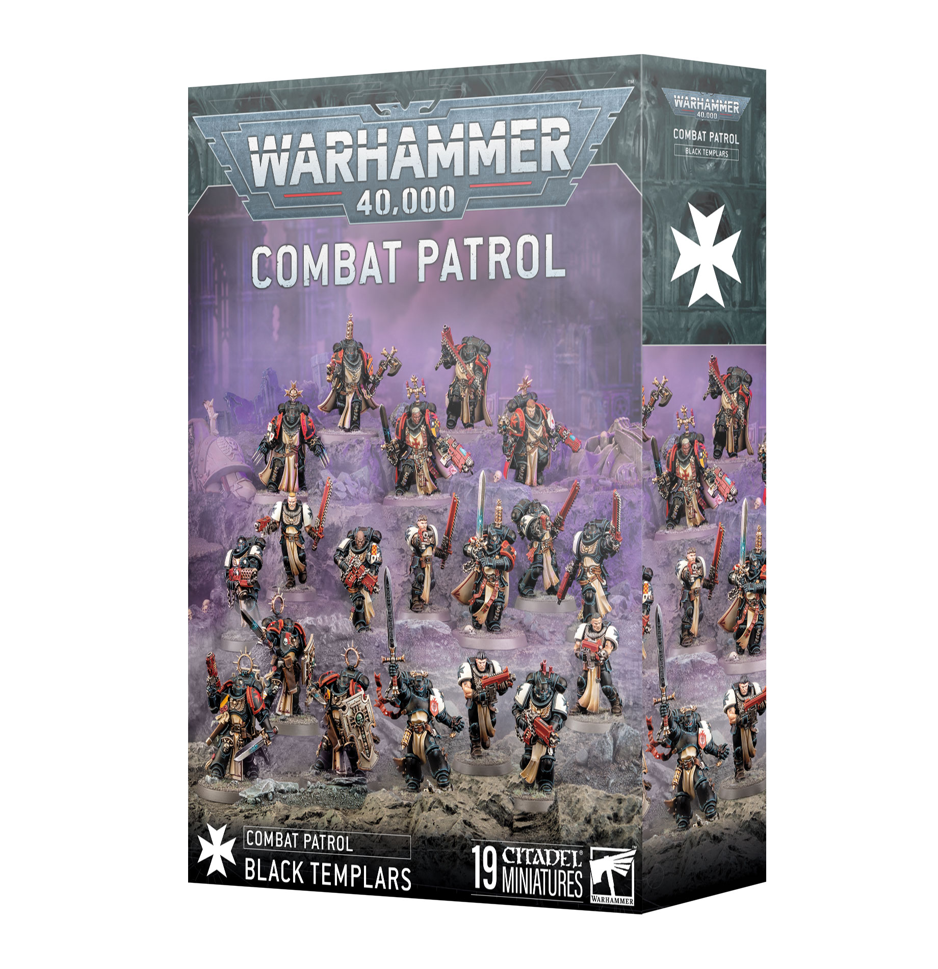 black templars combat patrol front of box