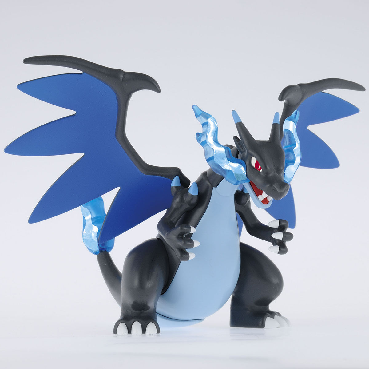 blue and black dragon model