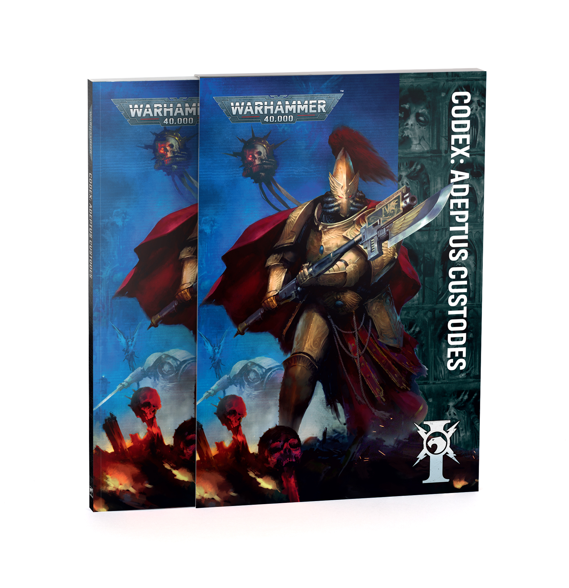 book cover featuring soldier in gold armor and red cloak