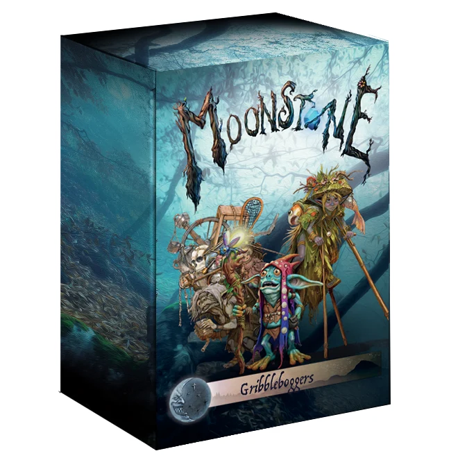 box art featuring goblin, elf on four stilts, and old woman carrying junk on back