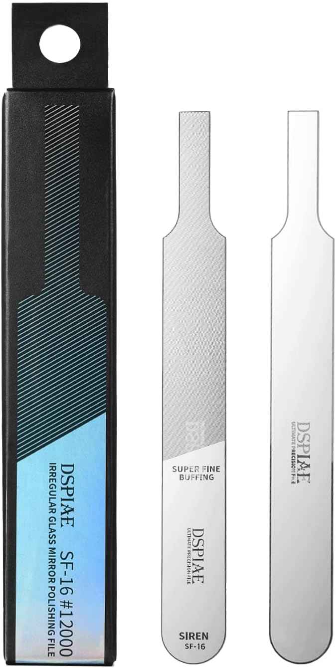 box beside glass file with rectangular tab shape