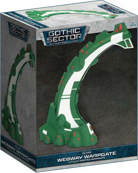 box showing 1 green and white arch half