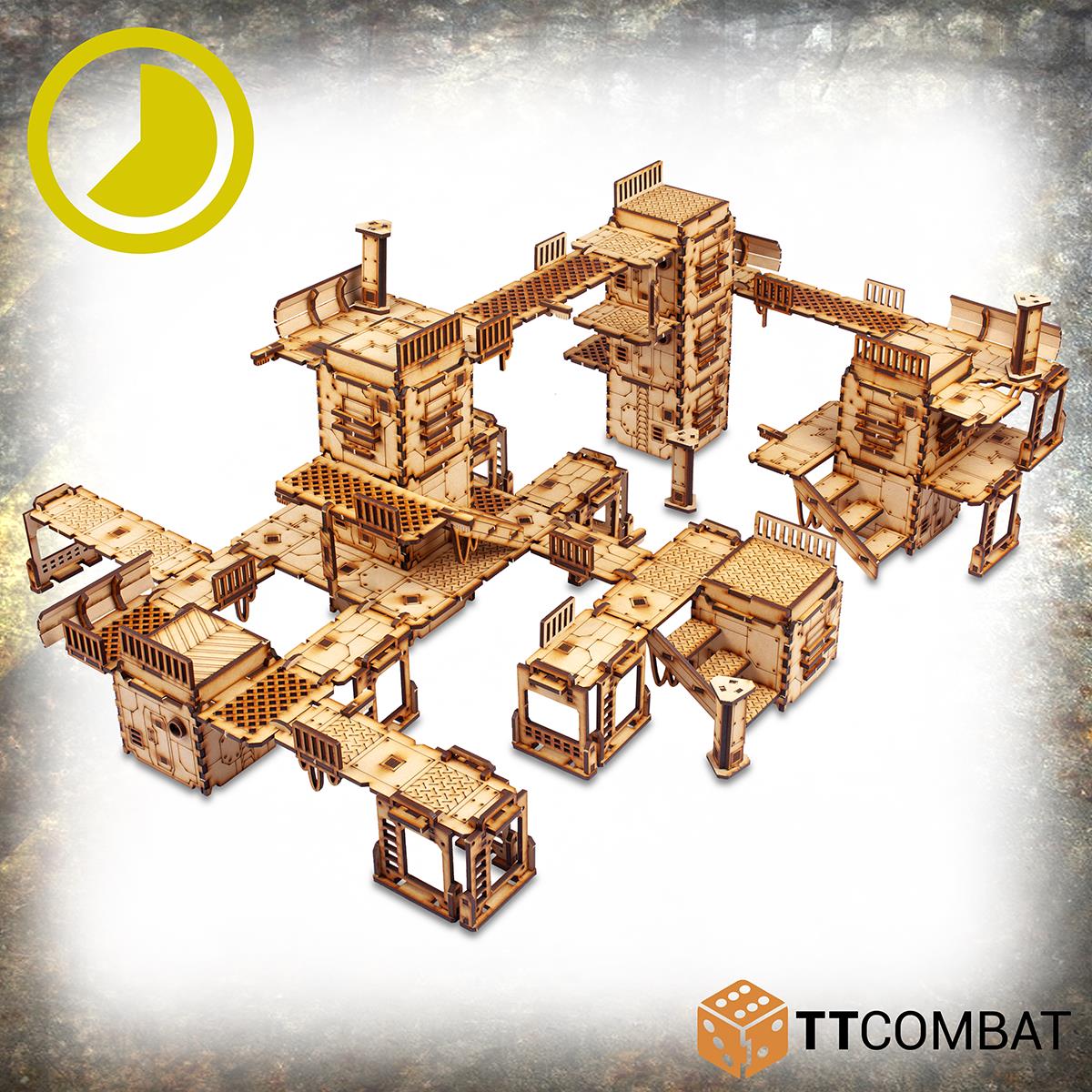 built slum complex terrain