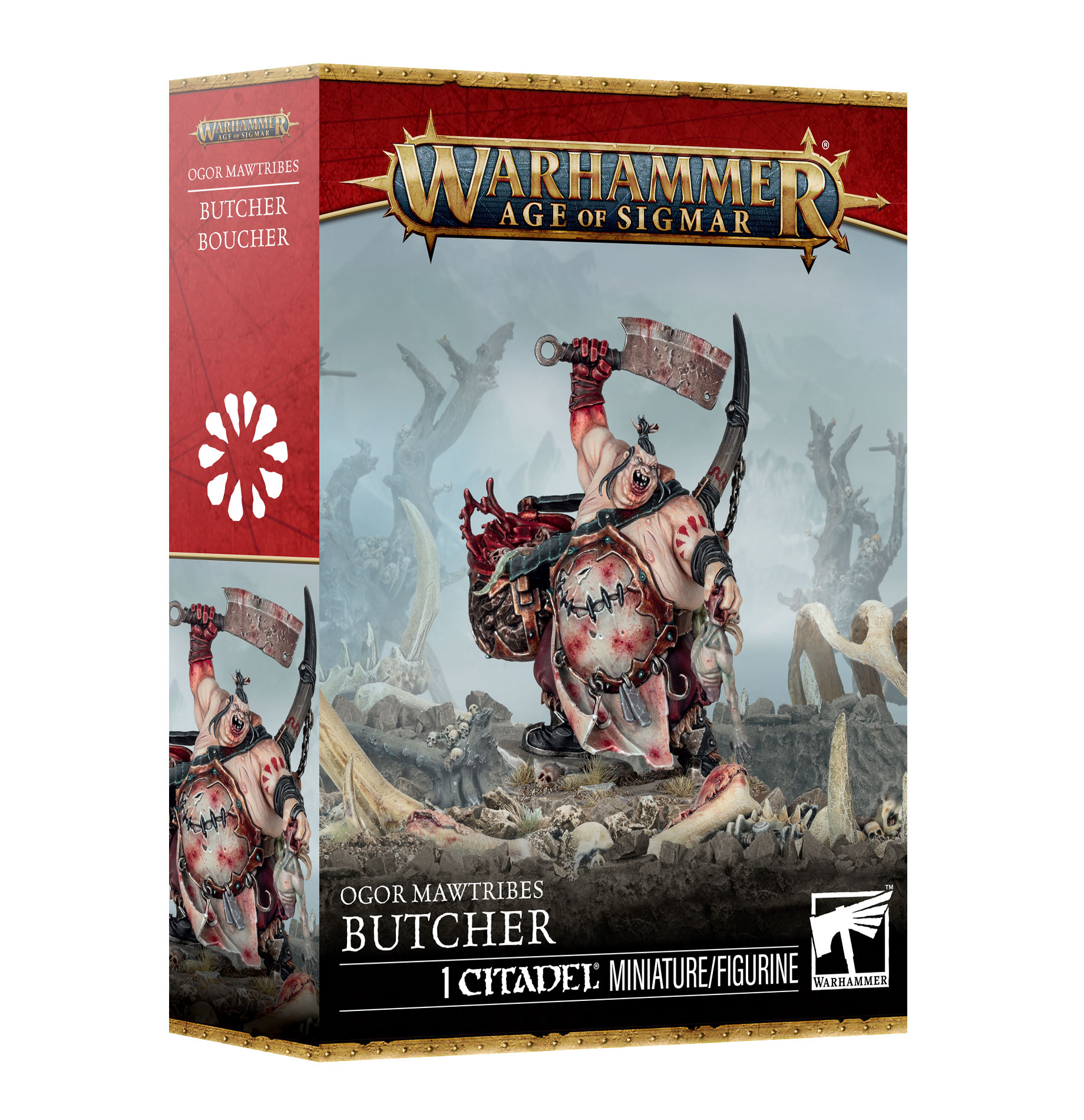 butcher front of box