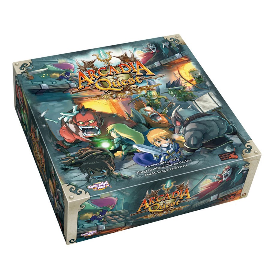 Arcadia Quest Front of Box