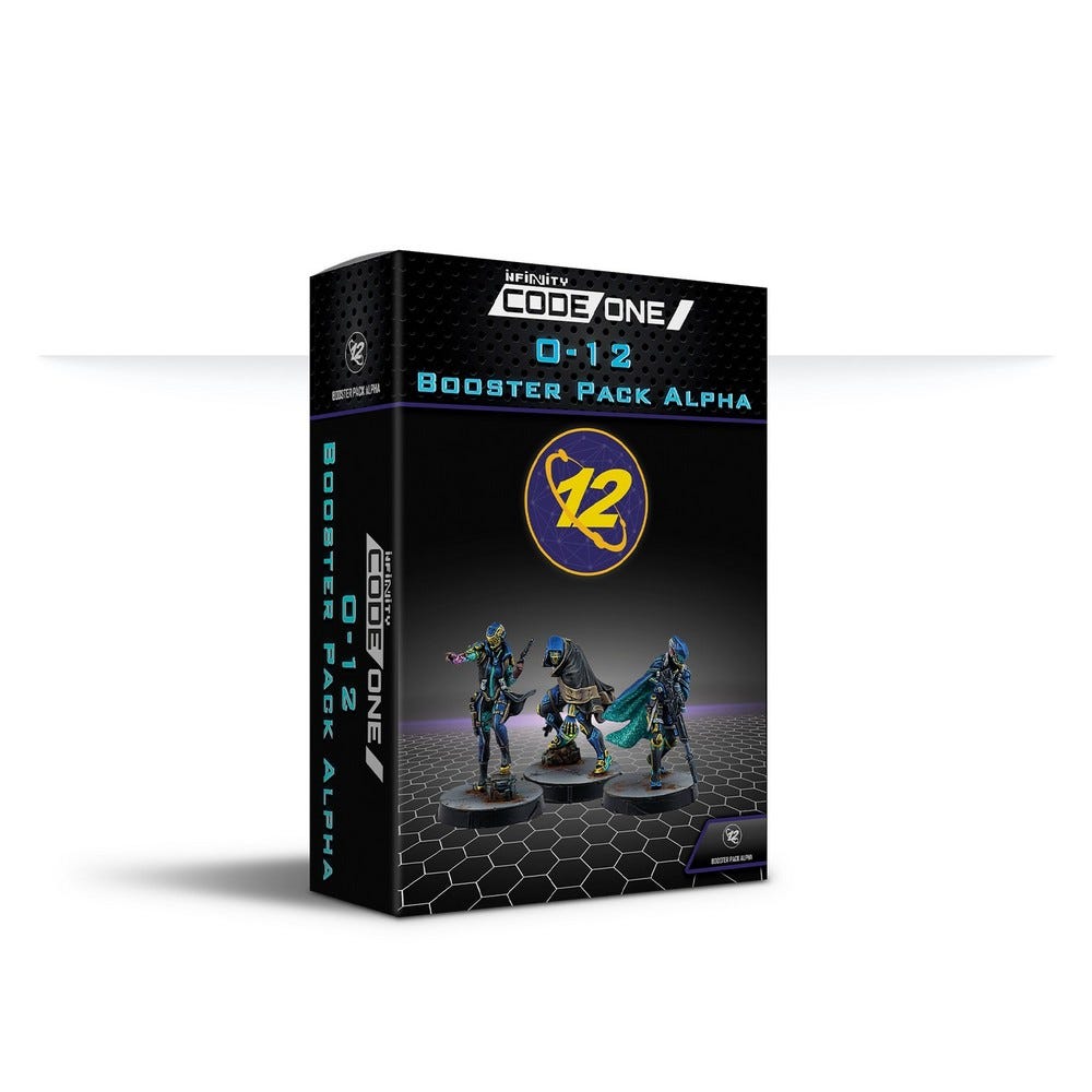O 12 Booster Pack Alpha Front of bOx